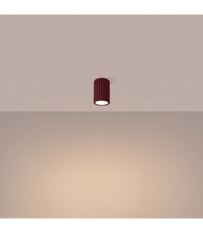 Karbon Surface Mounted Downlight Burgundy 1x GU10-3