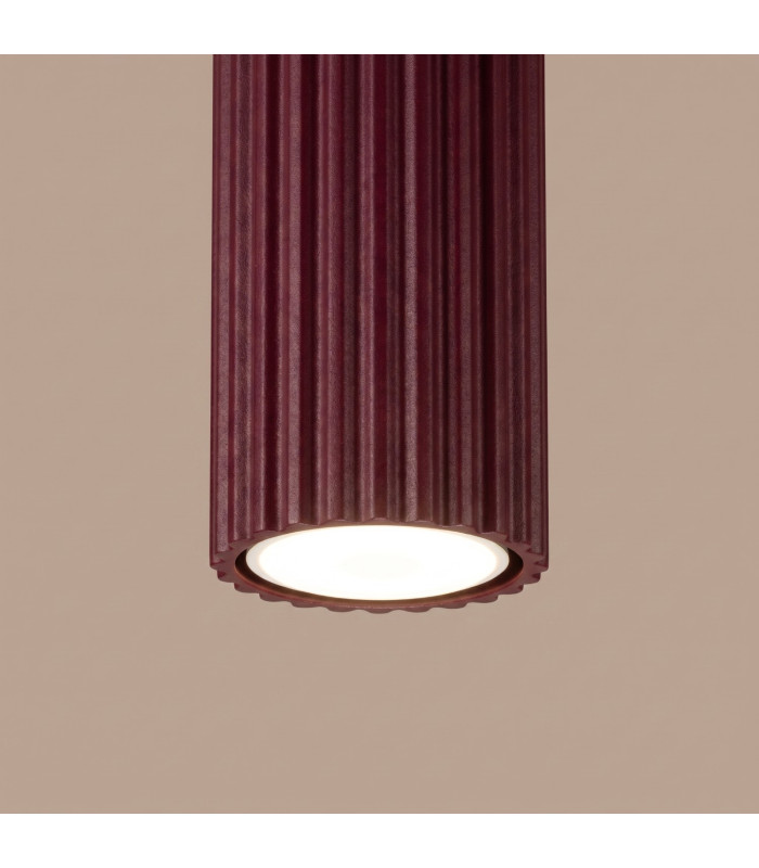 Karbon Surface Mounted Downlight Burgundy 1x GU10-4
