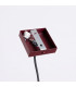 Karbon Slim Pendant Ceiling Light Burgundy 1x GU10-4