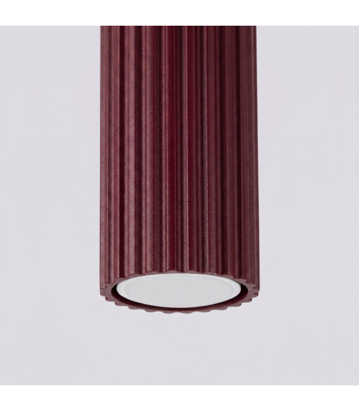 Karbon Surface Mounted Downlight Burgundy 1x GU10-5