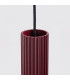 Karbon Slim Pendant Ceiling Light Burgundy 1x GU10-6