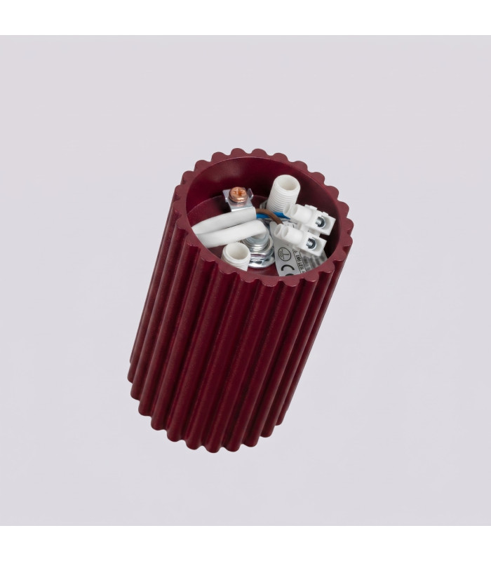 Karbon Surface Mounted Downlight Burgundy 1x GU10-7