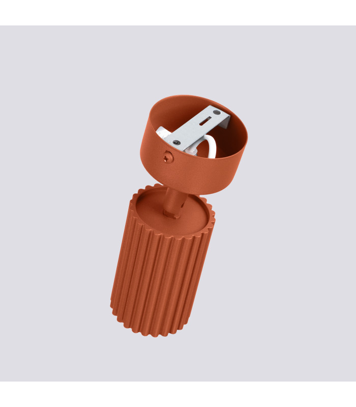 Karbon Single Spotlight Red Ochre 1x GU10-7