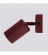 Karbon Single Spotlight with Switch Burgundy 1x GU10-4