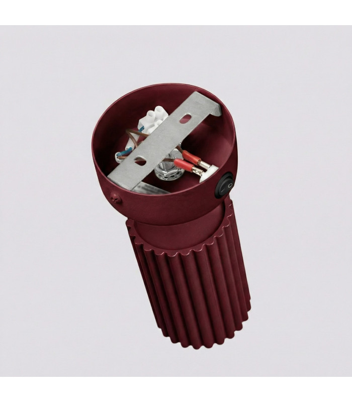 Karbon Single Spotlight with Switch Burgundy 1x GU10-5