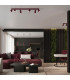 Karbon Slim Pendant Ceiling Light Burgundy 1x GU10-11