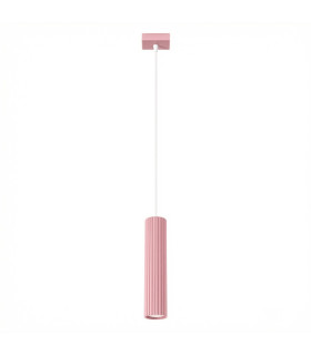 Karbon Slim Pendant Ceiling Light Pink 1x GU10-1