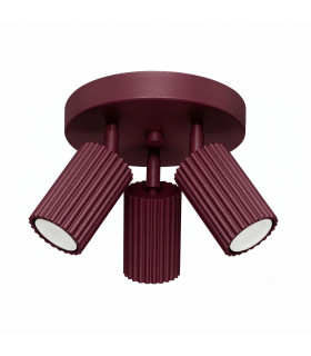 Karbon Ceiling Spotlight Clusters Burgundy 3x GU10-1