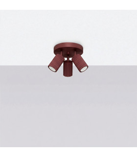 Karbon Ceiling Spotlight Clusters Burgundy 3x GU10-2