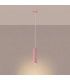 Karbon Slim Pendant Ceiling Light Pink 1x GU10-3