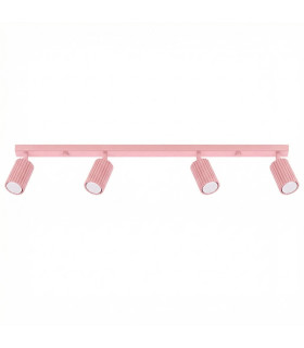 Karbon Ceiling Spotlight Bar Pink 4x GU10-1