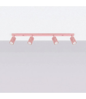 Karbon Ceiling Spotlight Bar Pink 4x GU10-2