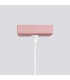 Karbon Slim Pendant Ceiling Light Pink 1x GU10-8
