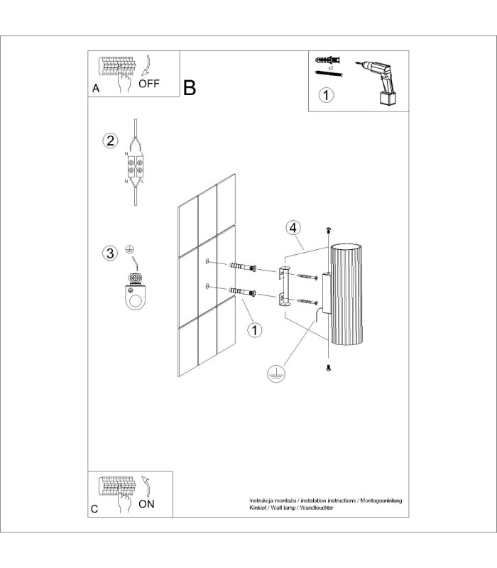 Karbon Up & Down Wall Lamp Burgundy 2x GU10-8