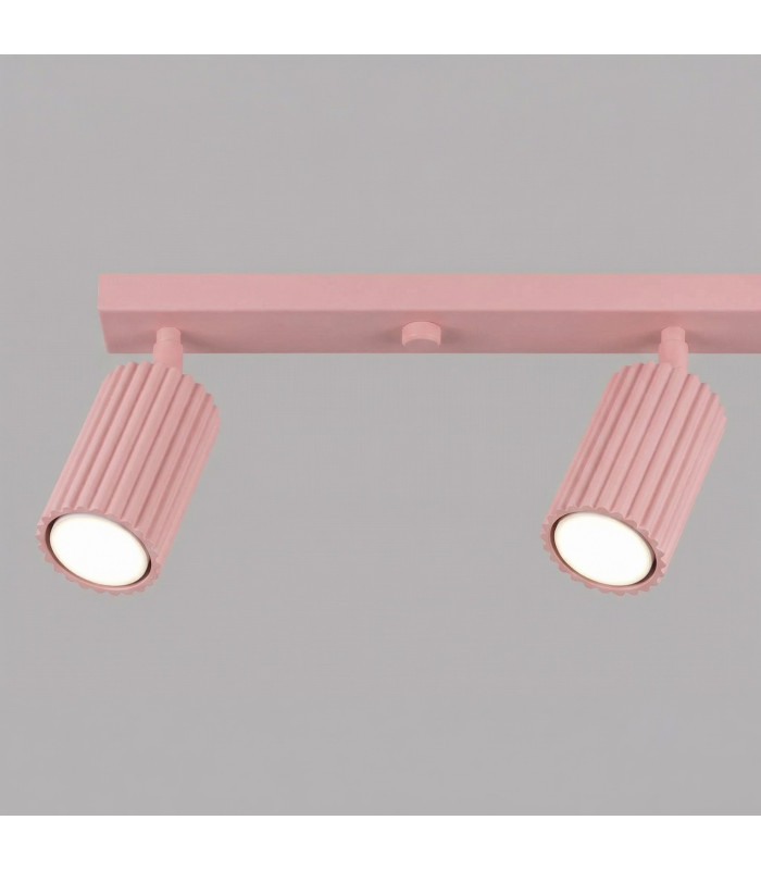 Karbon Ceiling Spotlight Bar Pink 4x GU10-5
