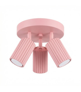 Karbon Ceiling Spotlight Clusters Pink 3x GU10-1