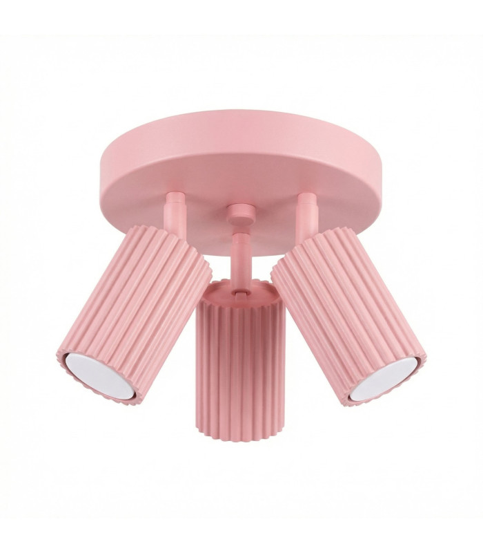 Karbon Ceiling Spotlight Clusters Pink 3x GU10-1