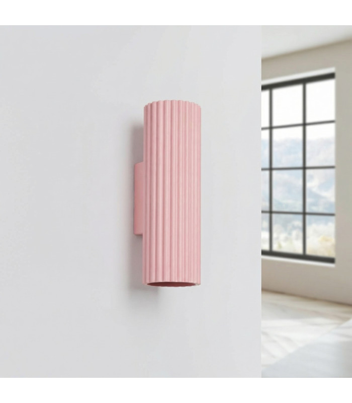 Karbon Up & Down Wall Lamp Pink 2x GU10-2