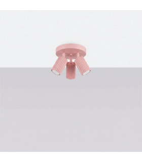 Karbon Ceiling Spotlight Clusters Pink 3x GU10-2