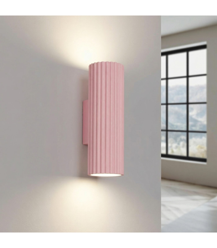 Karbon Up & Down Wall Lamp Pink 2x GU10-3