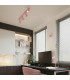 Karbon Ceiling Spotlight Bar Pink 4x GU10-12