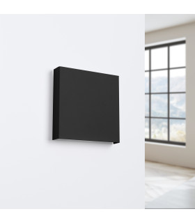 Vanta Flush Wall Lamp Black 2x G9-2