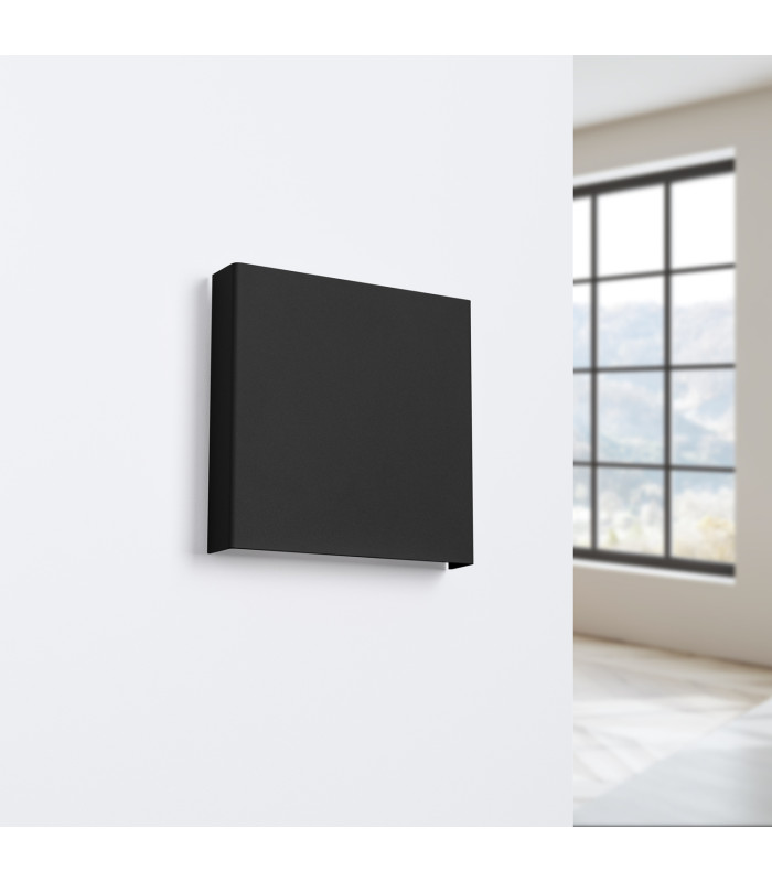 Vanta Flush Wall Lamp Black 2x G9-2