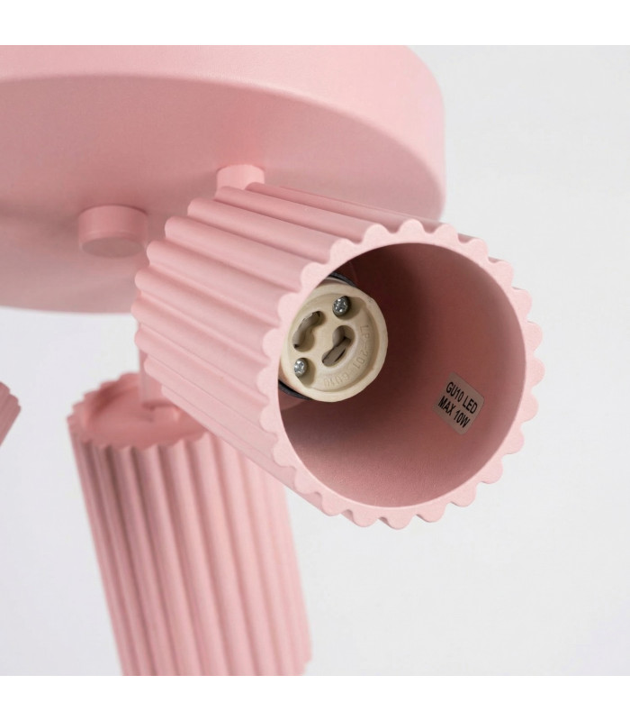 Karbon Ceiling Spotlight Clusters Pink 3x GU10-4