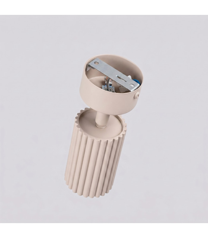 Karbon Ceiling Single Spotlight Taupe 1x GU10-7