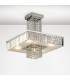 Semi Flush Ceiling 6 Light Polished Chrome, Crystal - 2