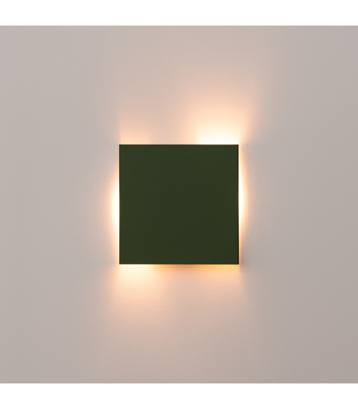 Vanta Flush Wall Lamp Olive Green 2x G9-5