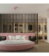 Karbon Ceiling Spotlight Clusters Pink 3x GU10-10