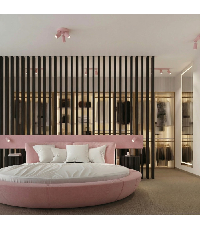 Karbon Ceiling Spotlight Clusters Pink 3x GU10-10