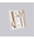 Vanta Flush Wall Lamp Beige 2x G9-7