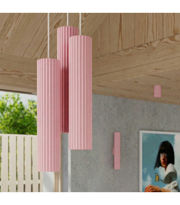 Karbon Up & Down Wall Lamp Pink 2x GU10-11