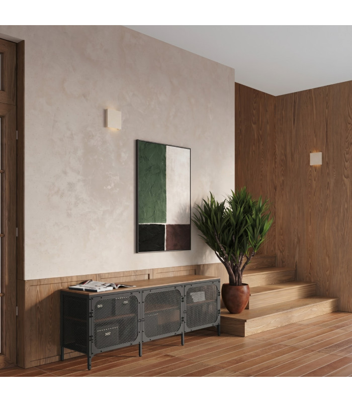 Vanta Flush Wall Lamp Beige 2x G9-11