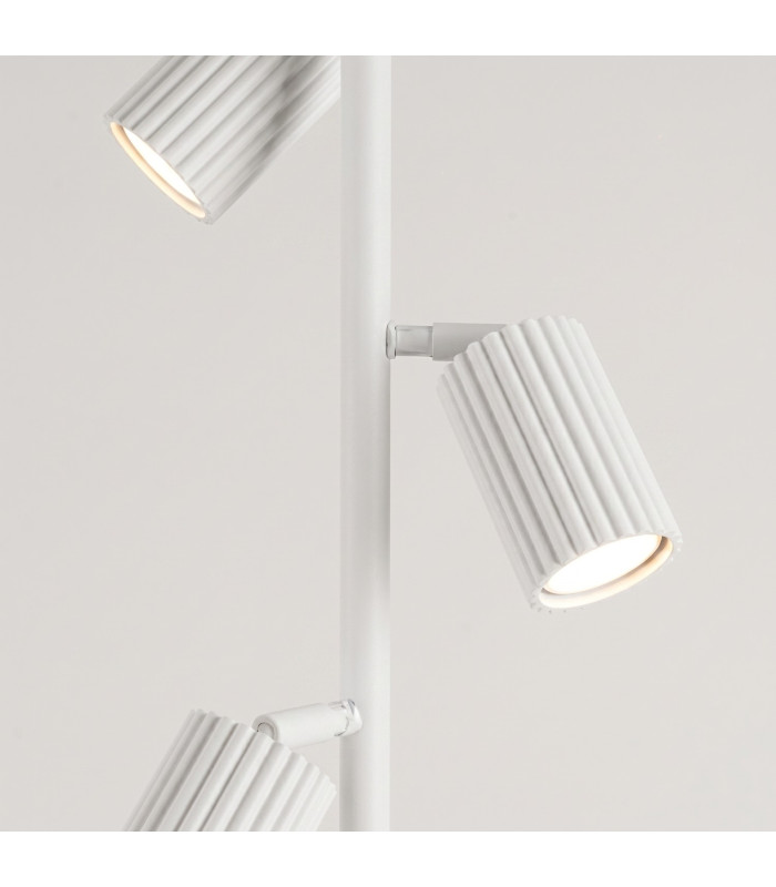 Karbon Multi Arm Floor Lamp White 3x GU10-4