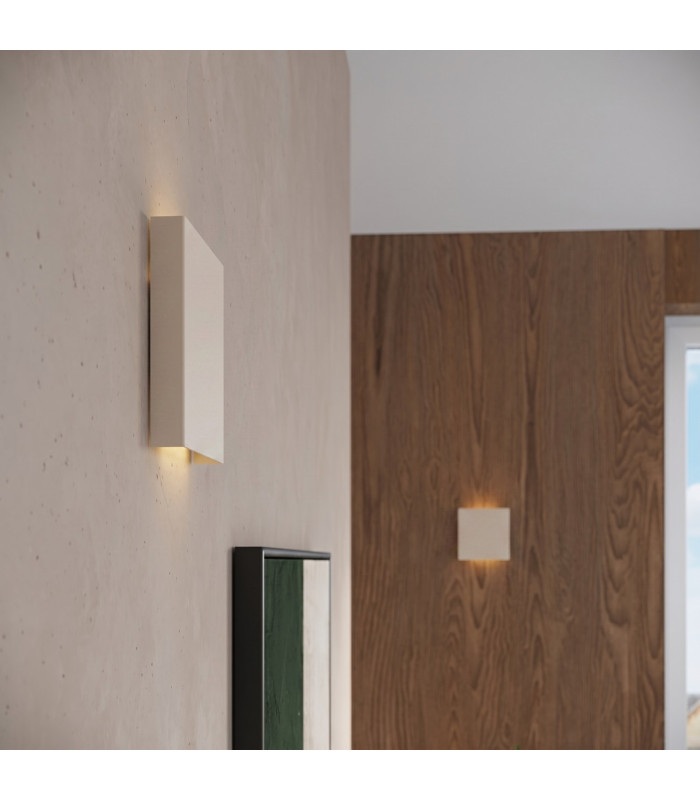Vanta Flush Wall Lamp Beige 2x G9-12