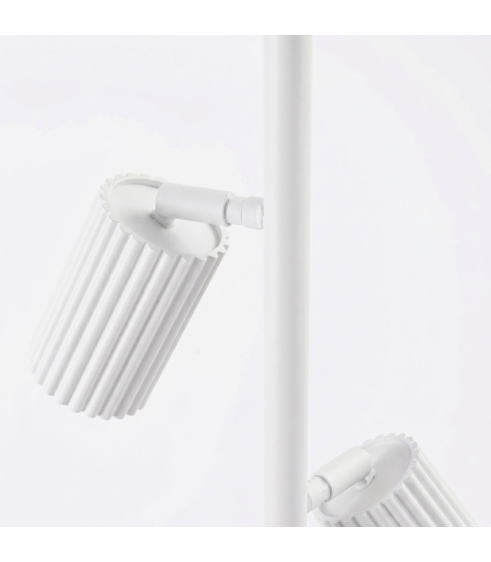 Karbon Multi Arm Floor Lamp White 3x GU10-6