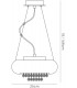 Small Ceiling Pendant 2 Light G9 Polished Copper, Crystal - 3