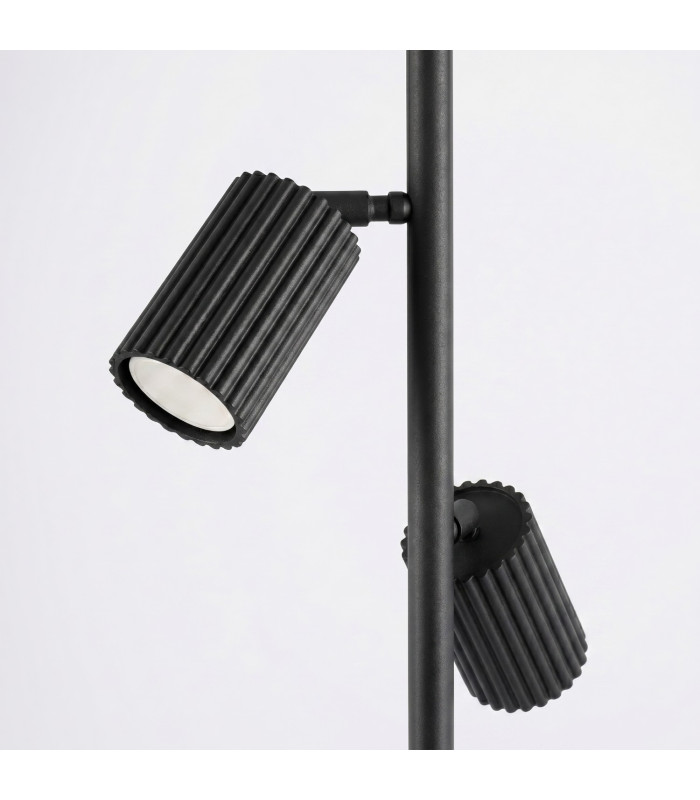 Karbon Multi Arm Floor Lamp Black 3x GU10-5