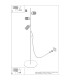 Karbon Multi Arm Floor Lamp White 3x GU10-10