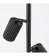 Karbon Multi Arm Floor Lamp Black 3x GU10-6