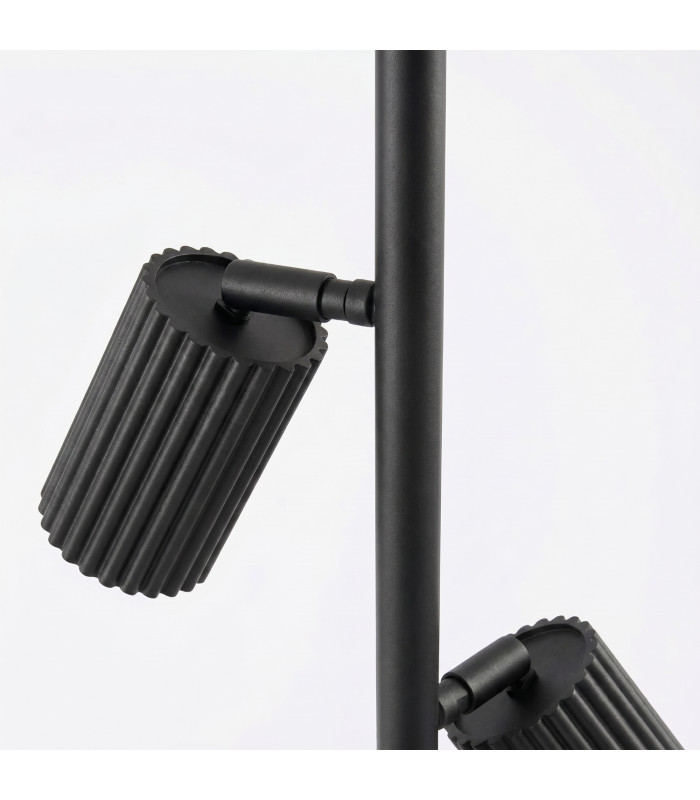 Karbon Multi Arm Floor Lamp Black 3x GU10-6