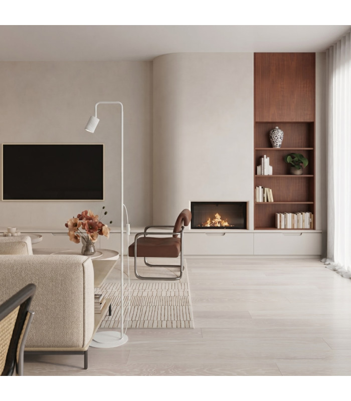 Karbon Task Floor Lamp White 1x GU10-11