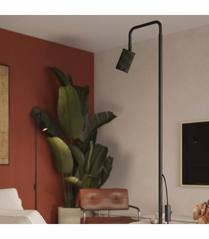 Karbon Task Floor Lamp Black 1x GU10-13