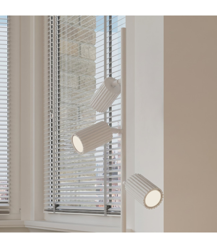 Karbon Multi Arm Floor Lamp White 3x GU10-13