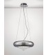 Large Ceiling Pendant 3 Light G9 Polished Chrome, Crystal - 2
