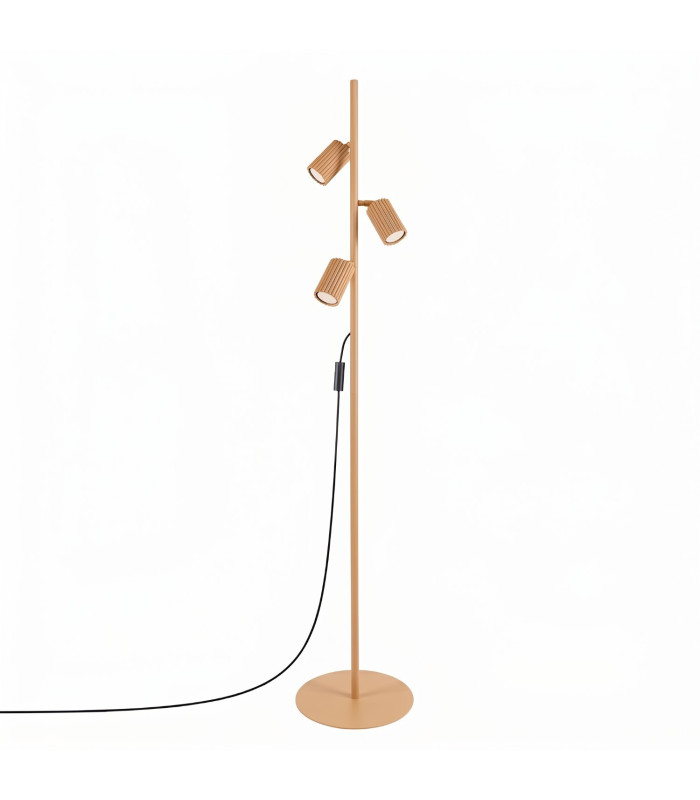 Karbon Multi Arm Floor Lamp Gold 3x GU10-1