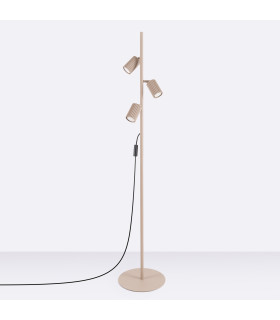 Karbon Multi Arm Floor Lamp Taupe 3x GU10-2
